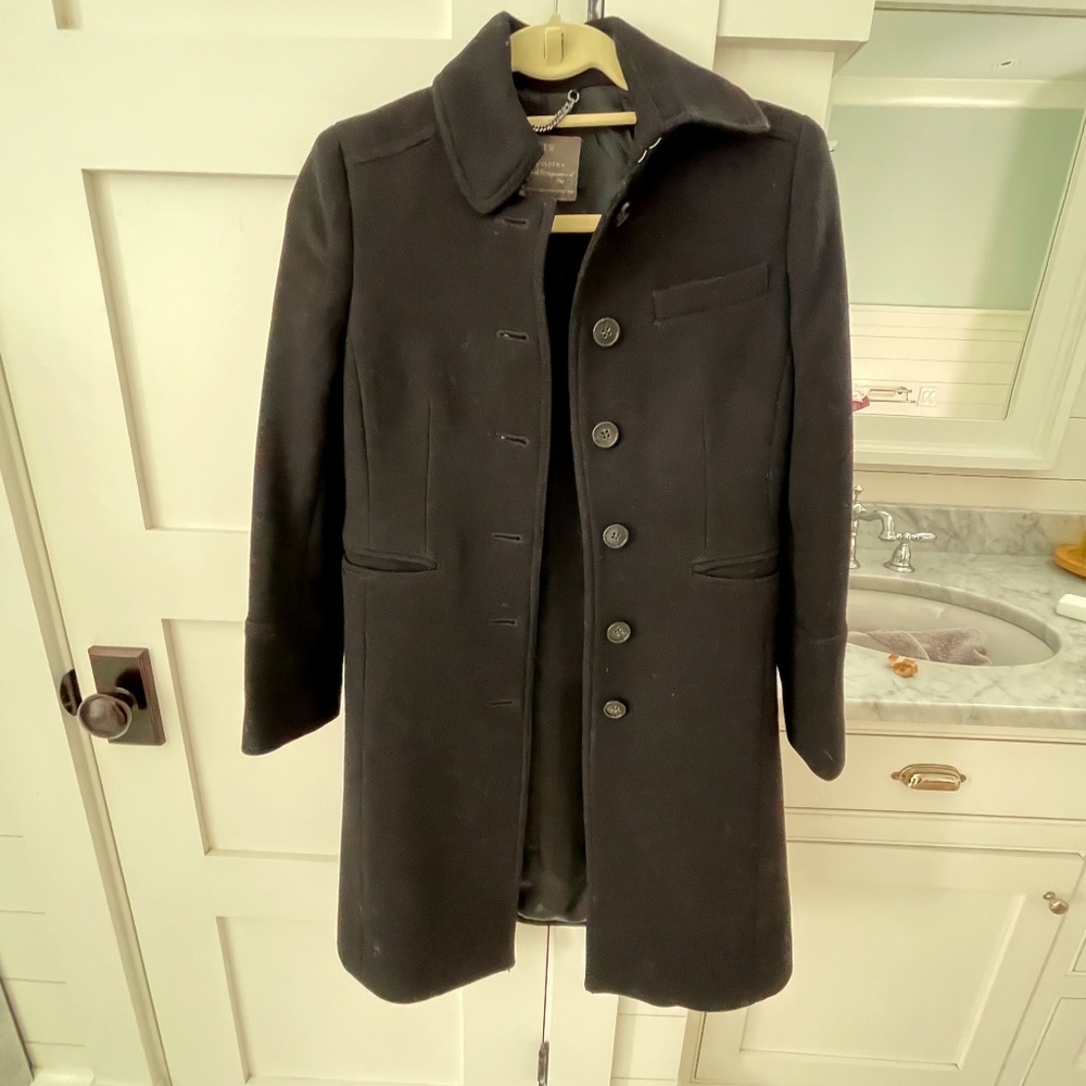 Jcrew wool cloth coat
